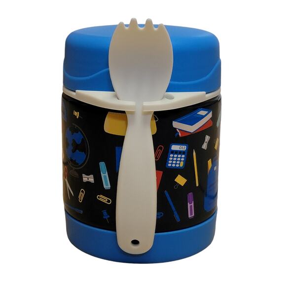Quaker Thermal Lunch Box Container w/ Fork 12‎ oz Food School Hot Cold Kids NEW - Picture 2 of 8